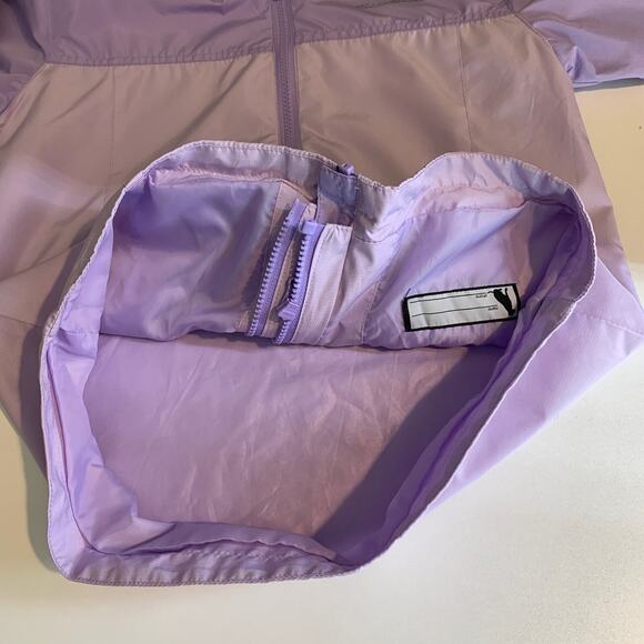 Eddie Bauer Jacket Girls Medium Lilac Lavender Full Zip Hoode LongSleeve Outdoor - Picture 9 of 13